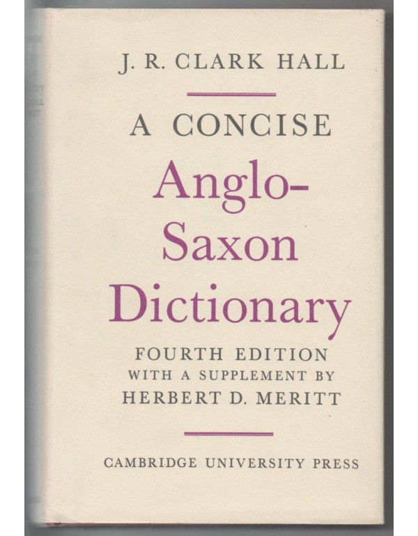 A Concise Anglo-Saxon Dictionary