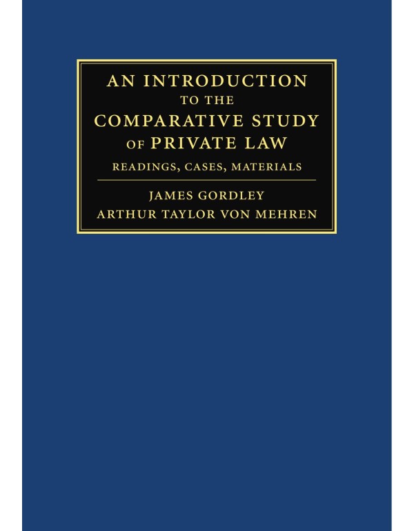 An Introduction to the Comparative Study of Privat...