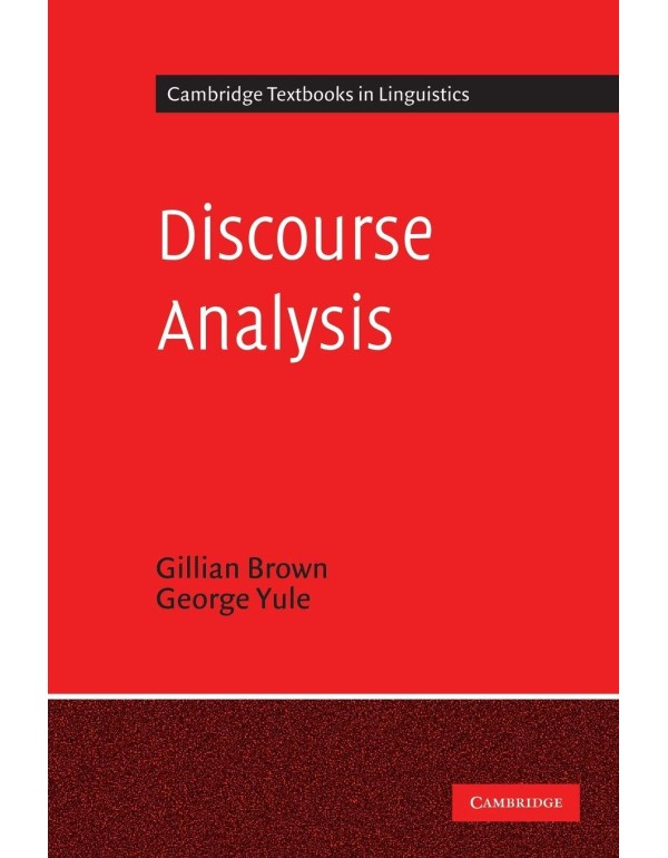 Discourse Analysis (Cambridge Textbooks in Linguis...