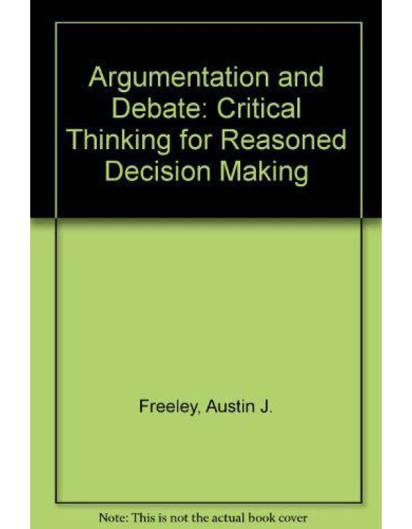 Argumentation and debate: Critical thinking for re...