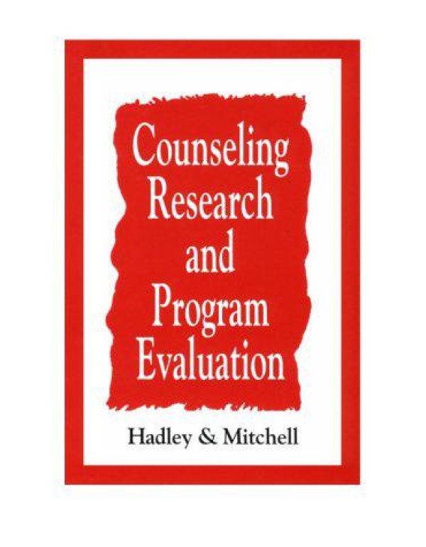 Counseling Research and Program Evaluation