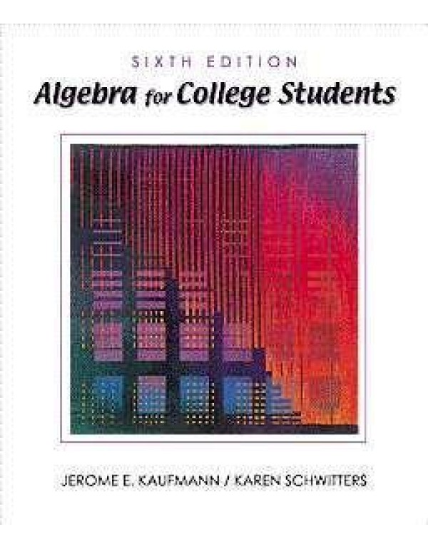 Algebra for College Students (Available Titles Cen...