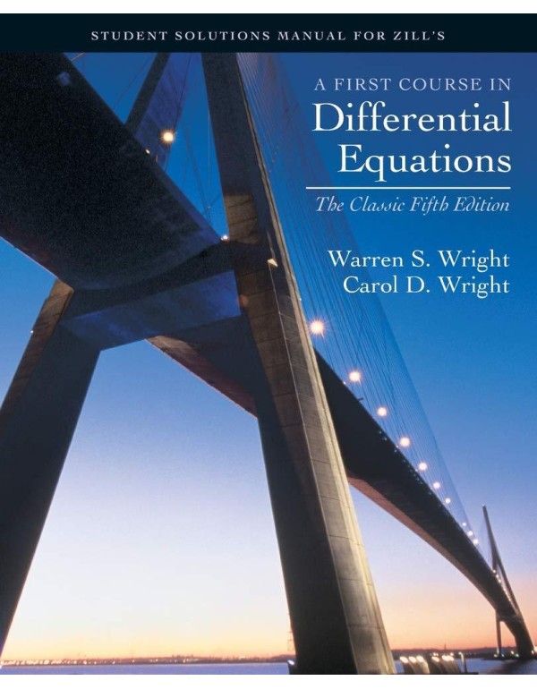 A First course in Differential Equations: Student ...