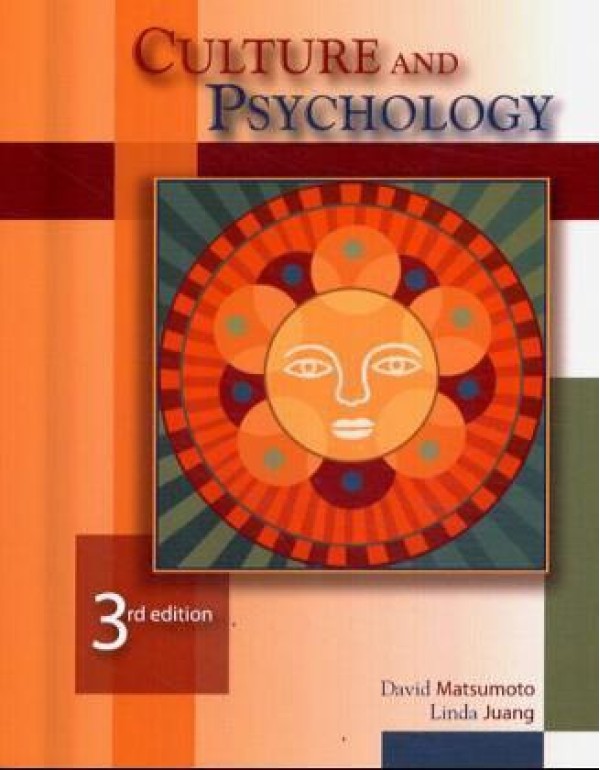 Culture and Psychology (with InfoTrac)