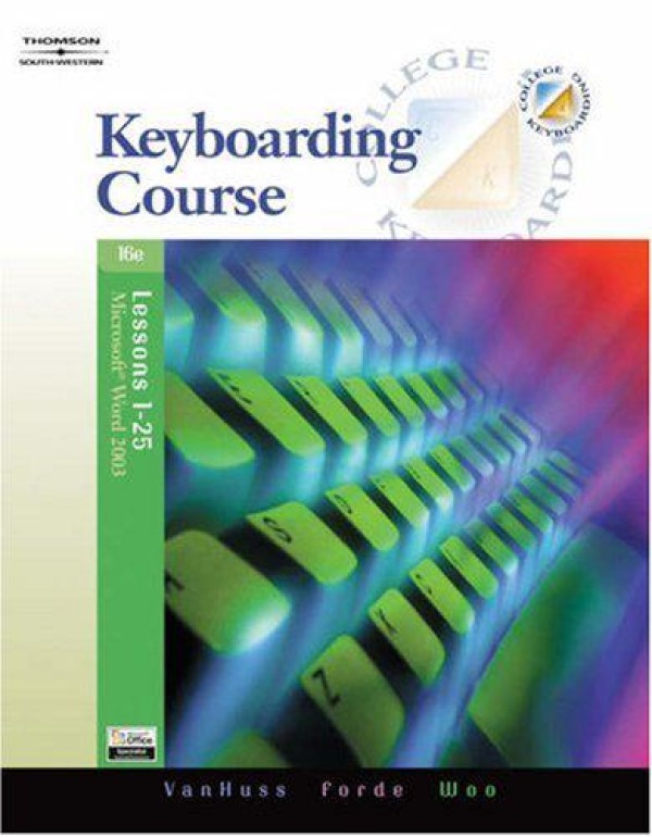 Keyboarding Course, Lessons 1-25