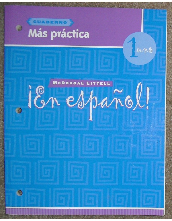 En Espanol: Level 1 Mas Practica Cuaderno (Spanish...