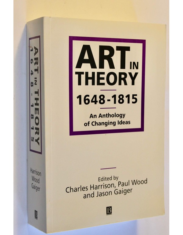 Art in Theory 1648-1815: An Anthology of Changing ...