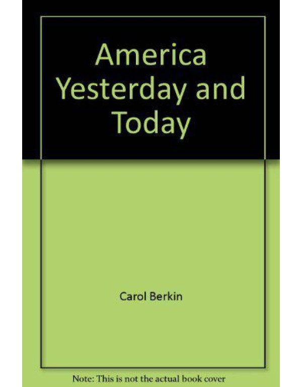 America yesterday and today (Scott, Foresman socia...