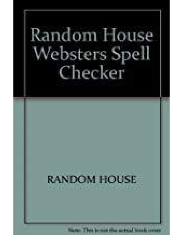 Random House Webster's Spell Checker