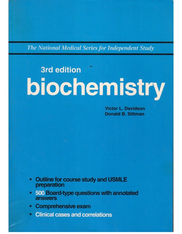 Biochemistry (The National Medical Series for Inde...