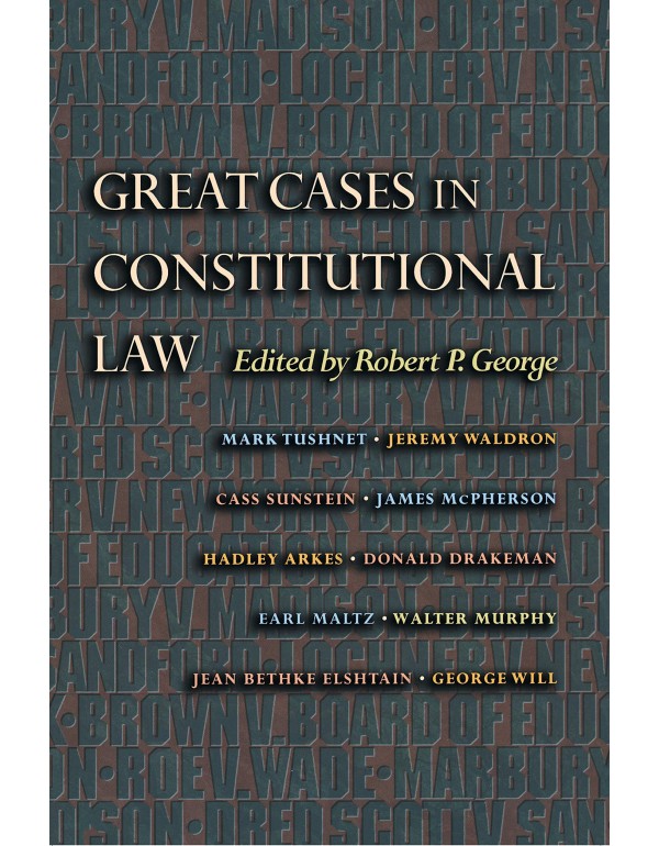 Great Cases in Constitutional Law