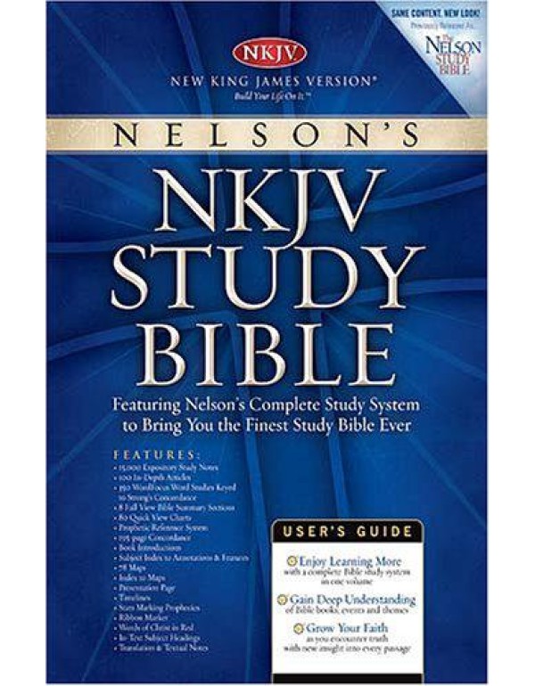 Nelson's NKJV Study Bible: New King James Version,...