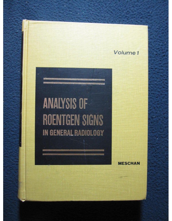 Analysis of Roentgen Signs in General Radiology - ...