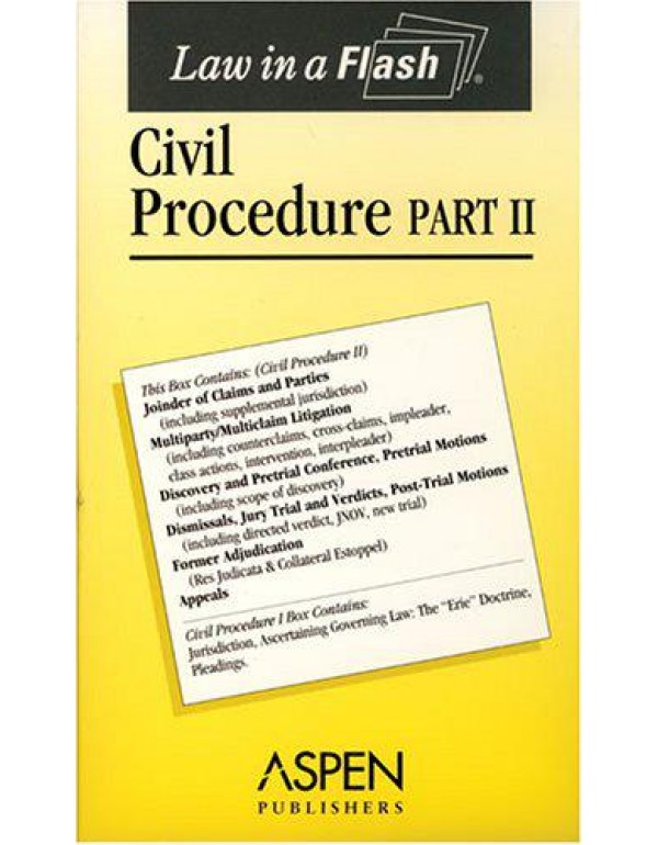 Civil Procedure, Part 2 (Law in a Flash)