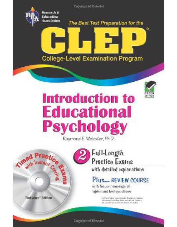 CLEP® Introduction to Educational Psychology w/CD...