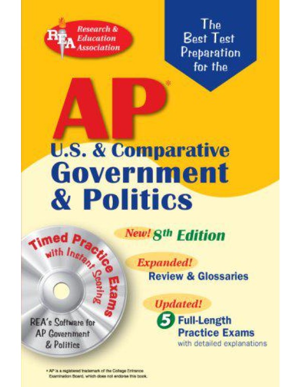 AP Government & Politics w/CD-ROM (REA) - The Best...