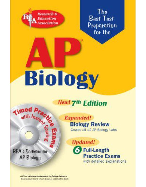 AP Biology w/CD-ROM (REA) 7th Edition - The Best T...