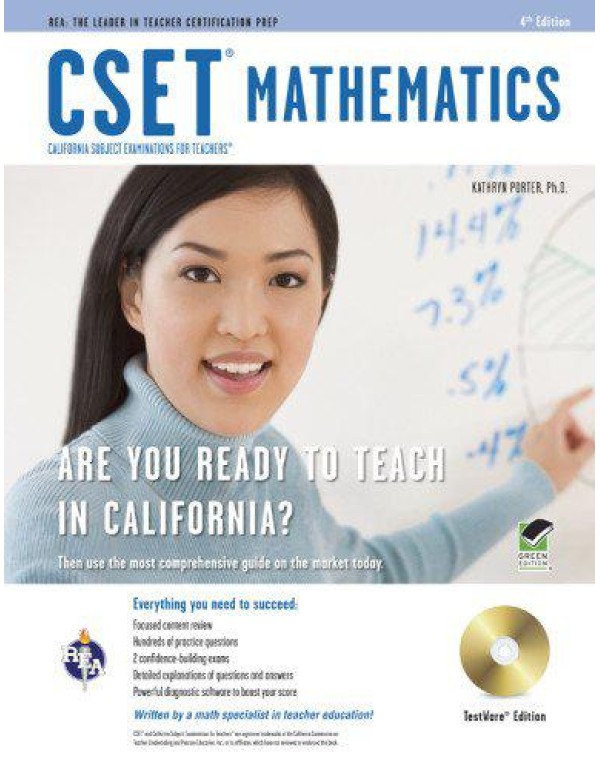 CSET Mathematics Test w/ CD (CSET Teacher Certific...