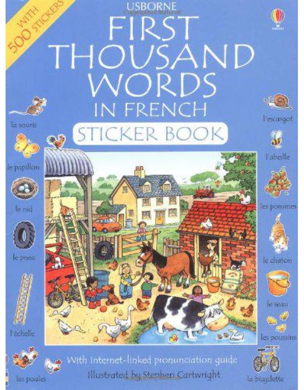 First Thousand Words in French Sticker Book (Pictu...