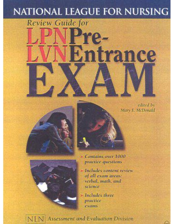 Review Guide for LPN/LVN Pre-Entrance Exam: Nation...