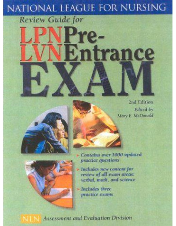 Review Guide for LPN/LVN Pre Entrance Exam, Second...