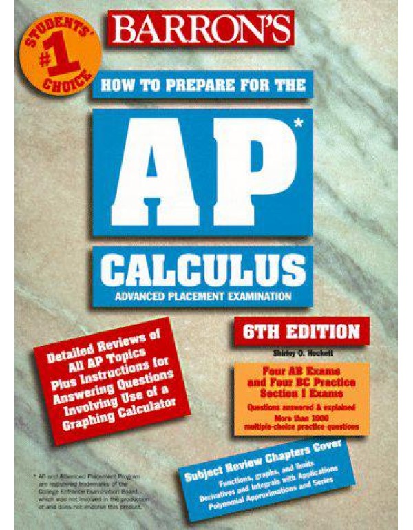 Barron's Ap Calculus Advanced Placement Examinatio...