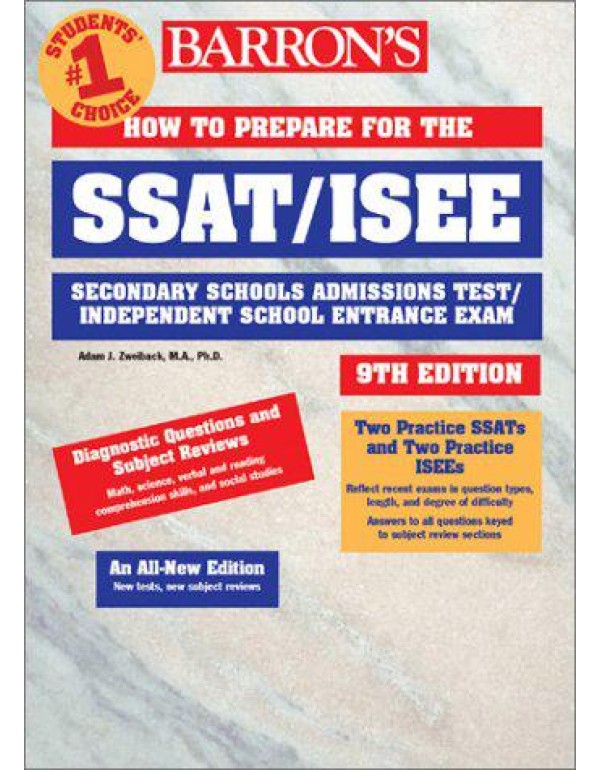 Barron's How to Prepare for the Ssat/Isee: Seconda...