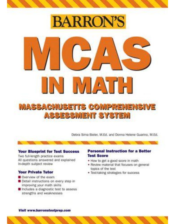 Barron's Mcas Math: Massachusetts Comprehensive As...