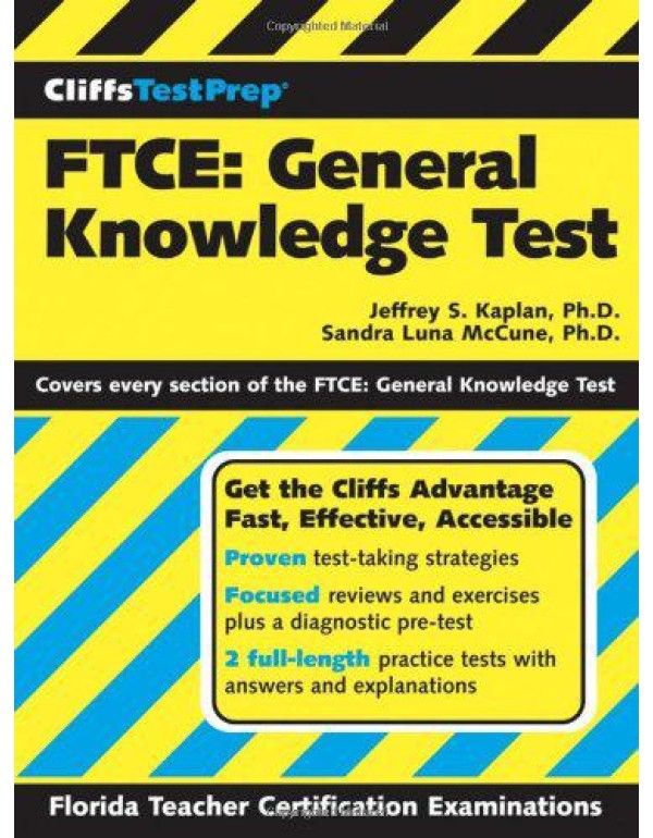 Cliffstestprep FTCE: General Knowledge Test (Cliff...