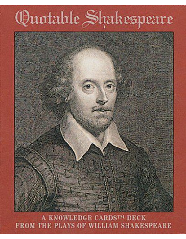 Quotable Shakespeare: A Knowledge Cards Deck from ...