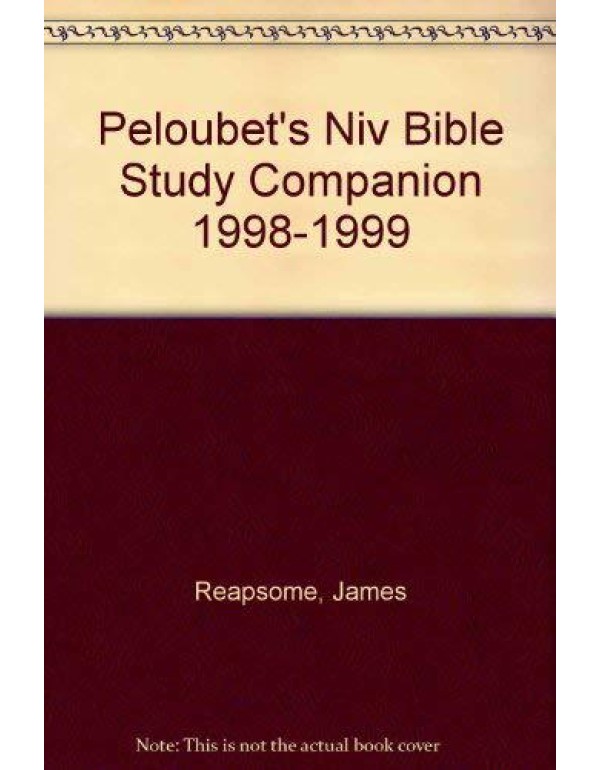 Peloubet's Niv Bible Study Companion 1998-1999