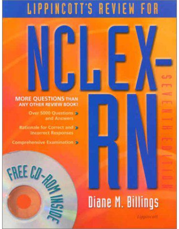 Lippincott's Review for NCLEX-RN (Book with CD-Rom...