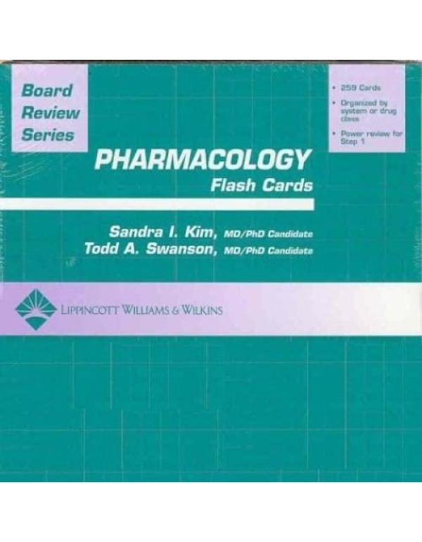 BRS Pharmacology Flash Cards (Board Review Series)