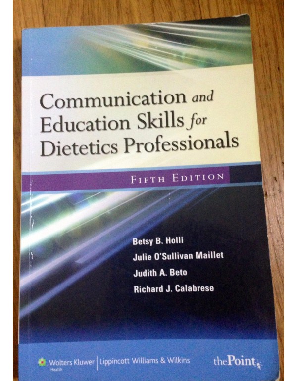 Communication and Education Skills for Dietetics P...