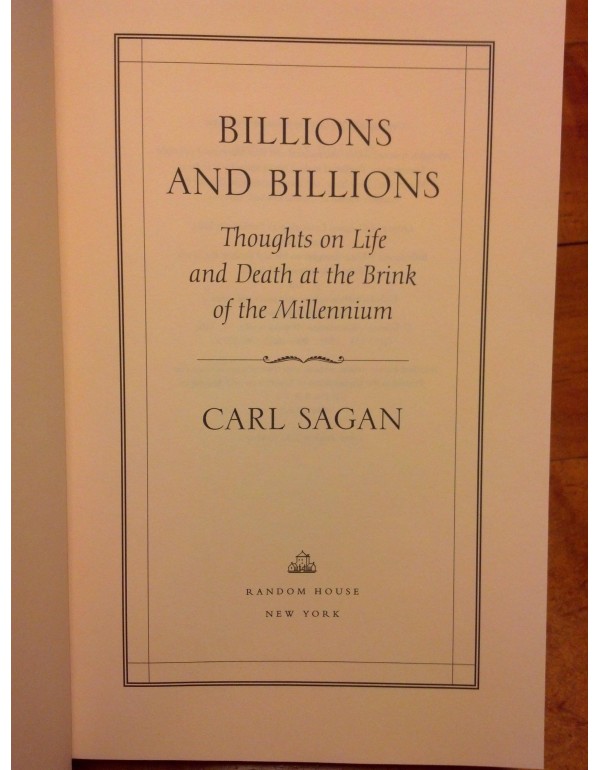 Billions & Billions: Thoughts on Life and Death at...