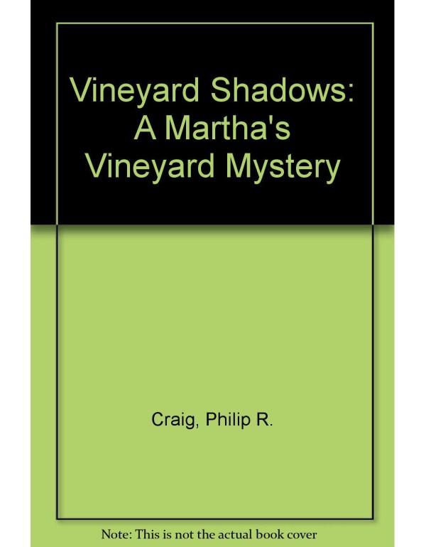 Vineyard Shadows: A Martha's Vineyard Mystery