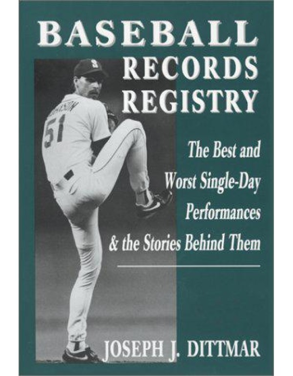 Baseball Records Registry: The Best and Worst Sing...