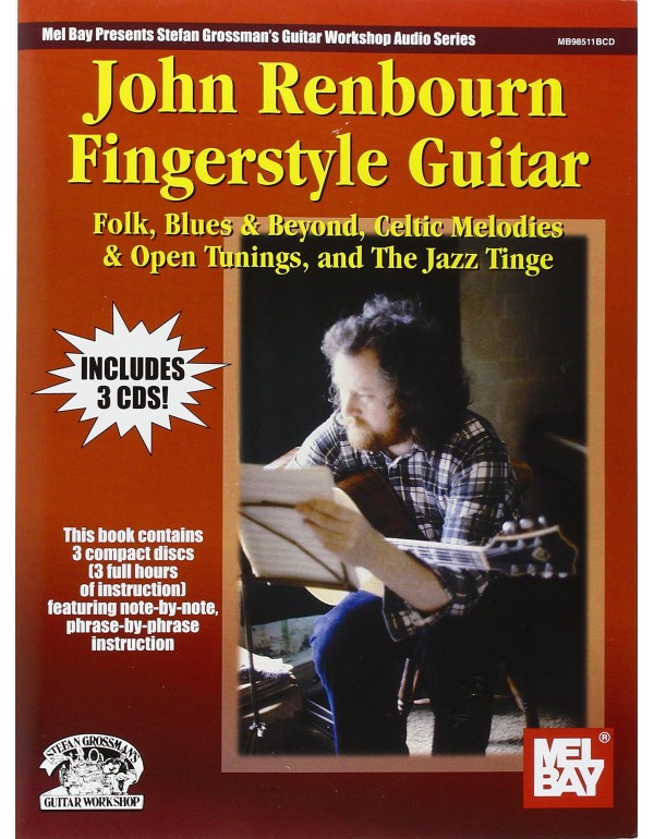 John Renbourn Fingerstyle Guitar Book/3-CD set