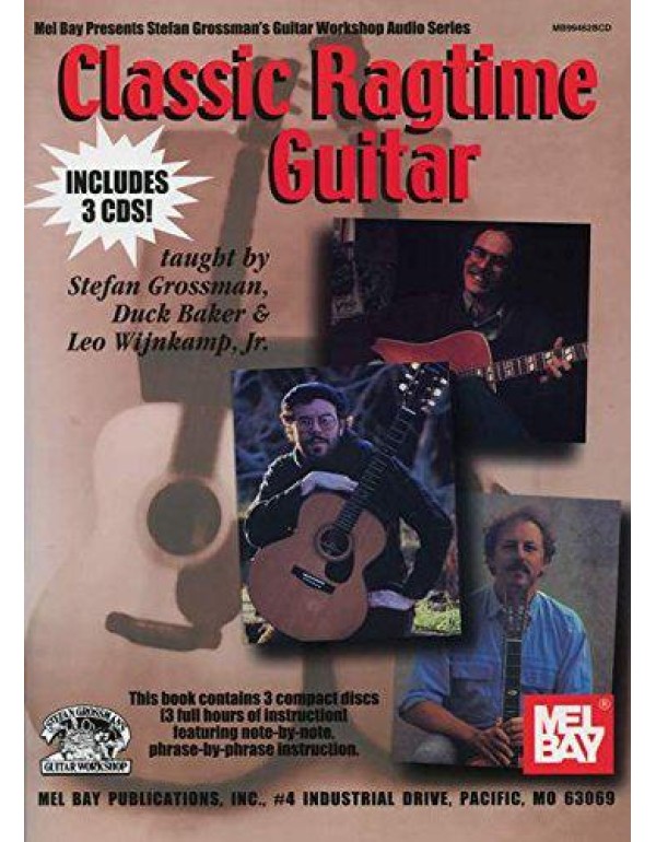 Classic Ragtime Guitar Arranged for Fingerstyle Gu...