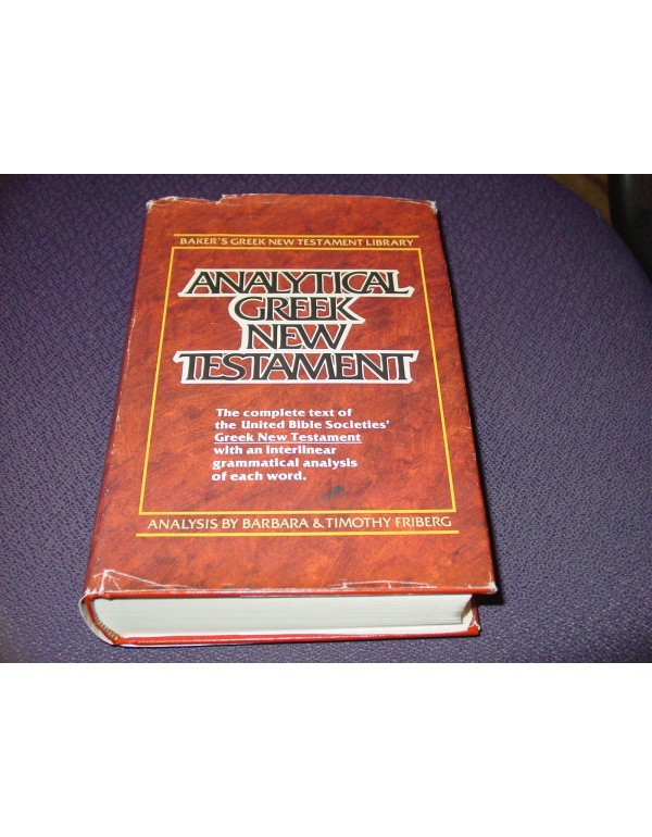 Analytical Greek New Testament (Including Greek Te...