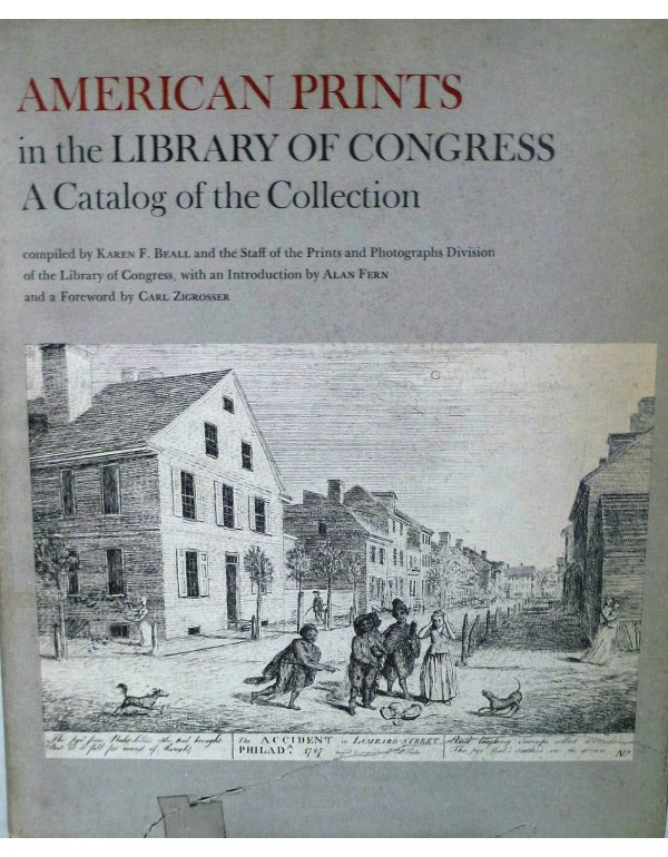 American Prints in the Library of Congress: A Cata...