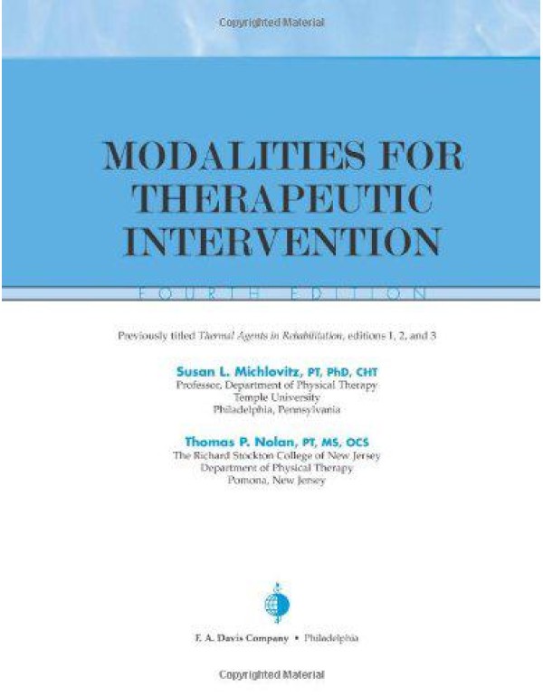 Modalities for Therapeutic Intervention (Contempor...