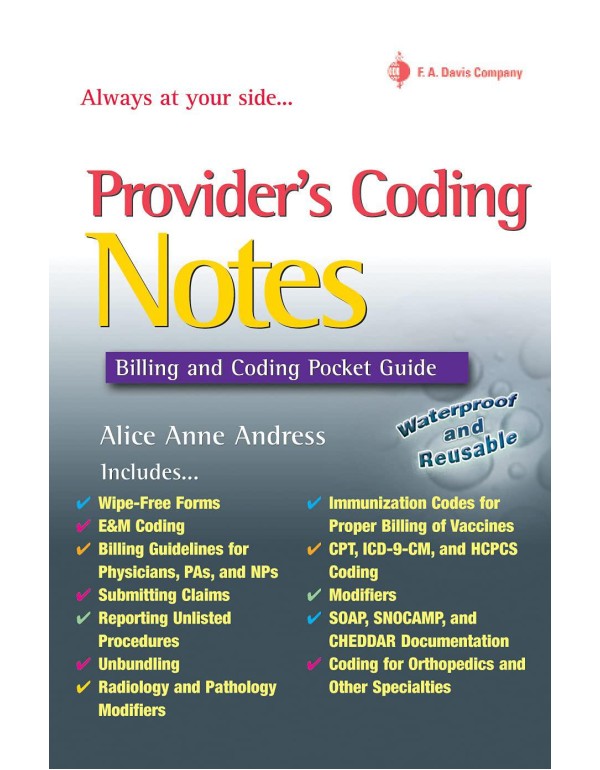 Provider's Coding Notes: Billing & Coding Pocket G...