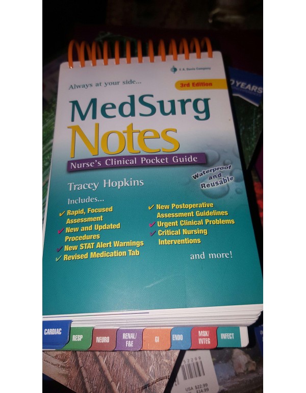 MedSurg Notes: Nurse's Clinical Pocket Guide