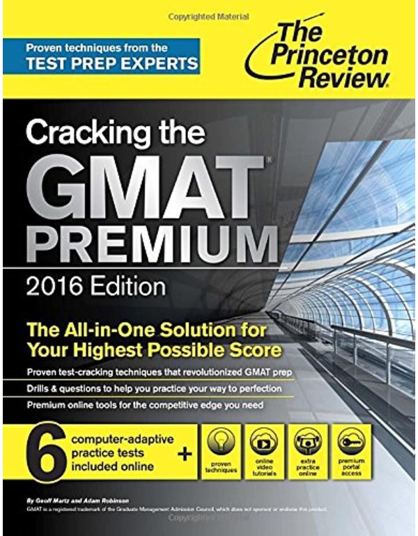 Cracking the GMAT Premium Edition with 6 Computer-...