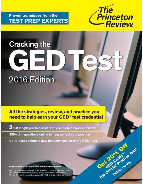 Cracking the GED Test with 2 Practice Exams, 2016 ...