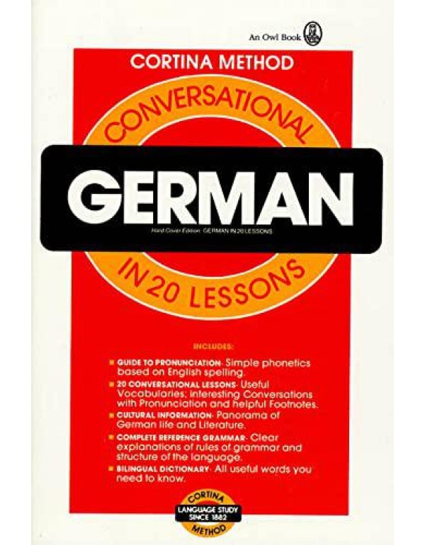 Conversational German: In 20 Lessons (Cortina Meth...