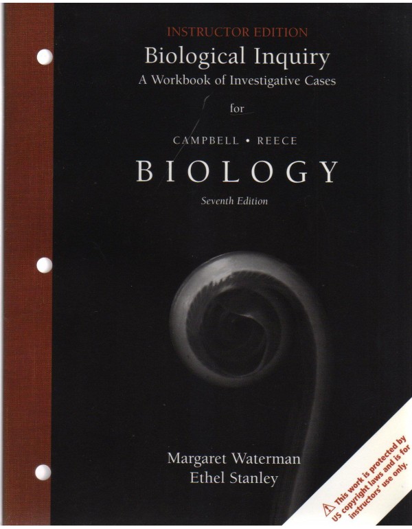 Biological Inquiry - A Workbook of Investigative C...