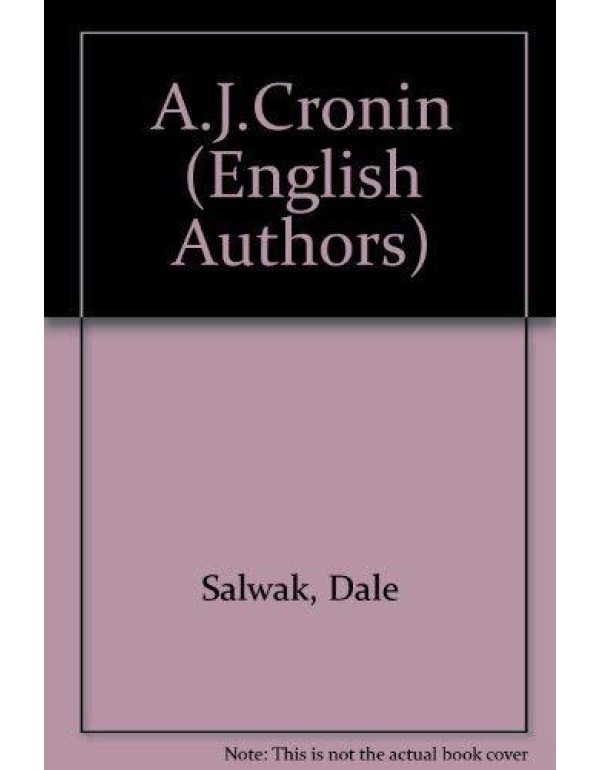 A.J. Cronin (Twayne's English Authors Series)