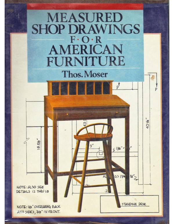 Measured Shop Drawings for American Furniture